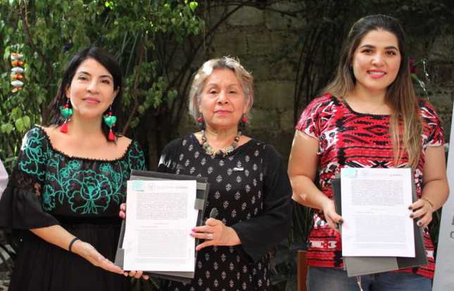INBAL firma convenio para prevenir violencia de género en Oaxaca