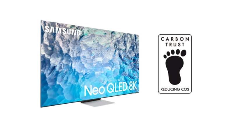 Las Neo QLED 2022 de Samsung obtiene certificado de CArbon Trust 
