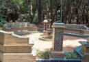 Restauran la fuente del Quijote en el Bosque de Chapultepec