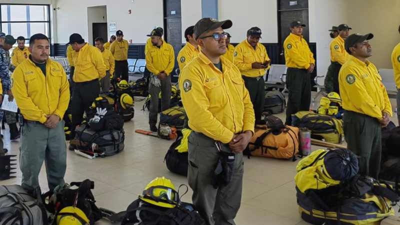 México envía contingente a Chile por incendios forestales