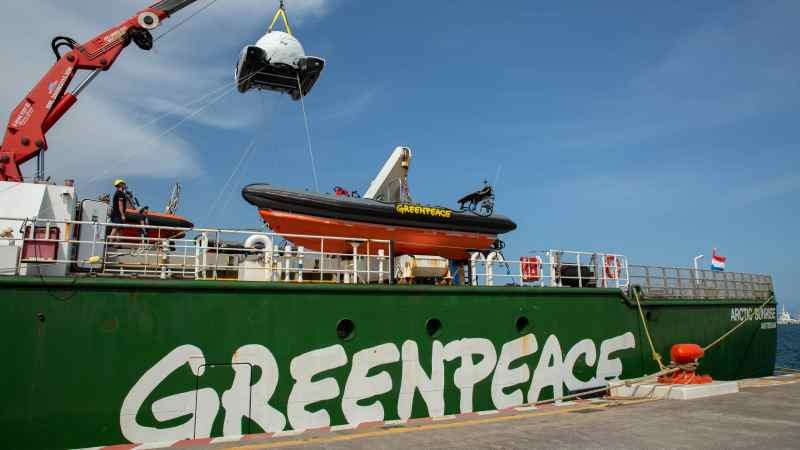 Buque de Greenpeace en defensa de los arrecifes del Golfo de México