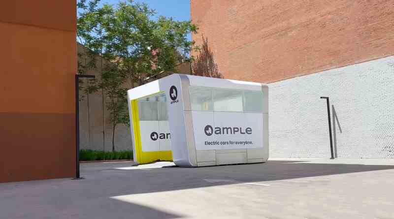 Ample estrena en Madrid su tecnología de intercambio de baterías modulares