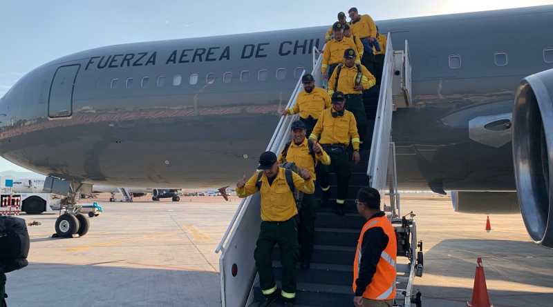 Concluyen brigadistas mexicanos combate de incendios en Chile