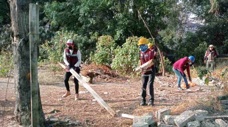 Recuperan autoridades 2,890 m2 de la Barranca Jalalpa para restauración ambiental
