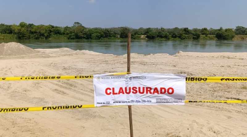 Clausura Conagua extracciones ilegales y obras irregulares en ríos de Tabasco