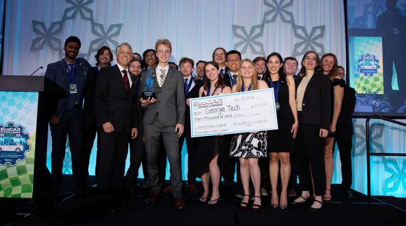 Gana Georgia Tech el EcoCAR EV Challenge 