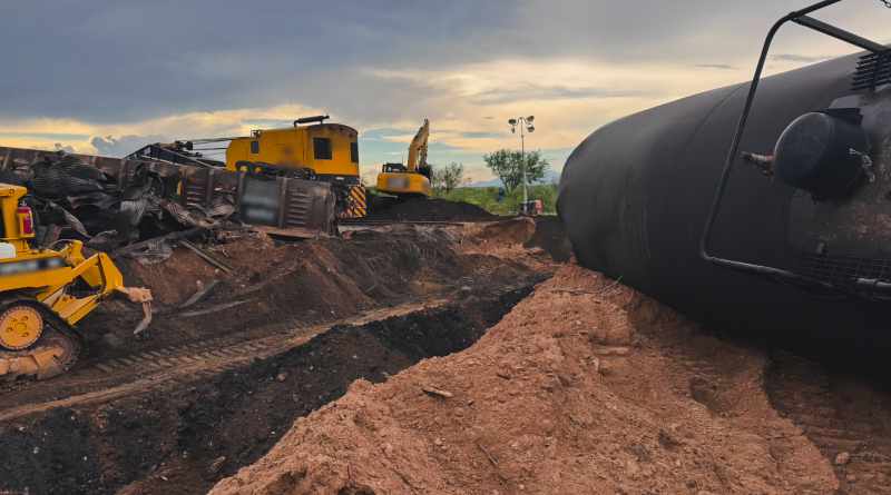 Ordena Profepa a Ferromex presentar plan de remediación tras derrame en Sonora