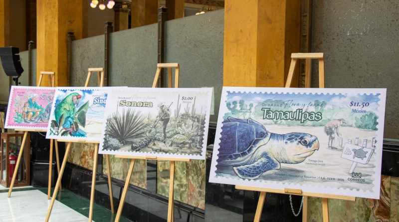 Ponen en circulación estampillas postales para difundir la biodiversidad de México Ponen en circulación estampillas postales para difundir la biodiversidad de México
