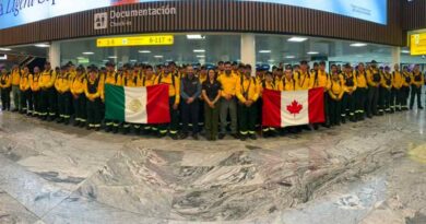 Envía México104 especialistas para combatir incendios forestales en Canadá