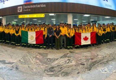 Envía México104 especialistas para combatir incendios forestales en Canadá