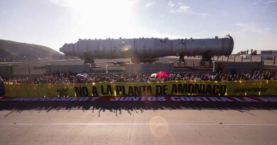 Exigen cancelar la construcción de la megaplanta de amoniaco en Topolobambo