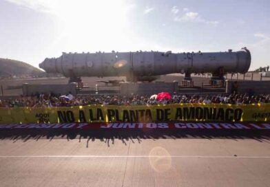 Exigen cancelar la construcción de la megaplanta de amoniaco en Topolobambo