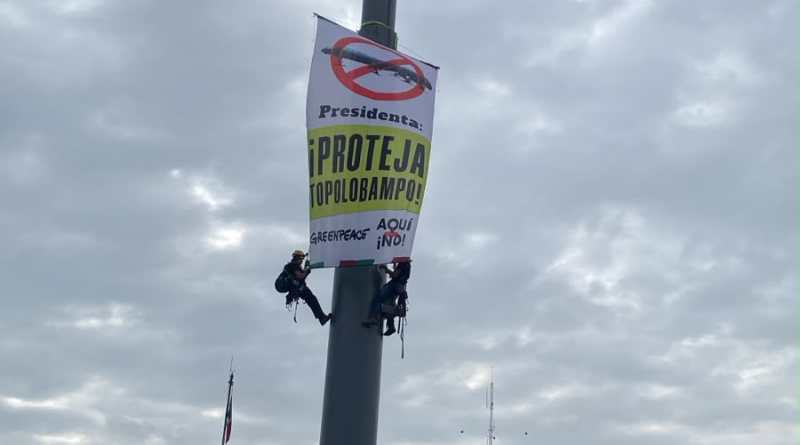 Exigen cancelar planta de amoniaco en Topolobampo frente al Zócalo Exigen cancelar planta de amoniaco en Topolobampo frente al Zócalo
